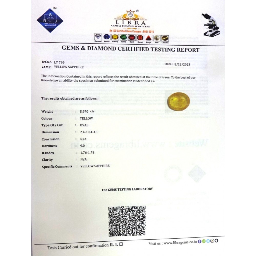 YELLOW SAPPHIRE