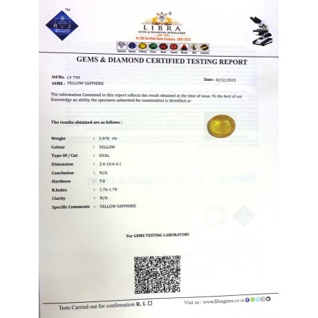 YELLOW SAPPHIRE