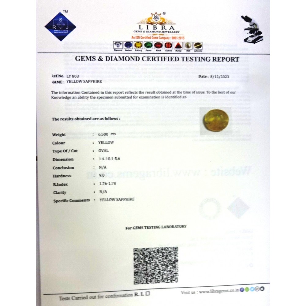 YELLOW SAPPHIRE
