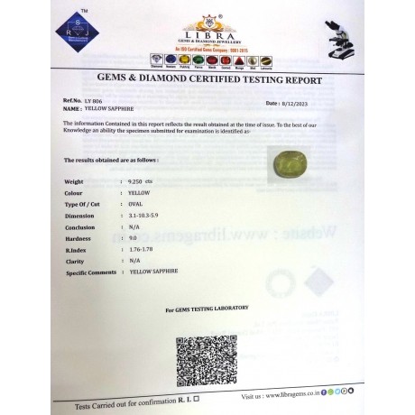 YELLOW SAPPHIRE