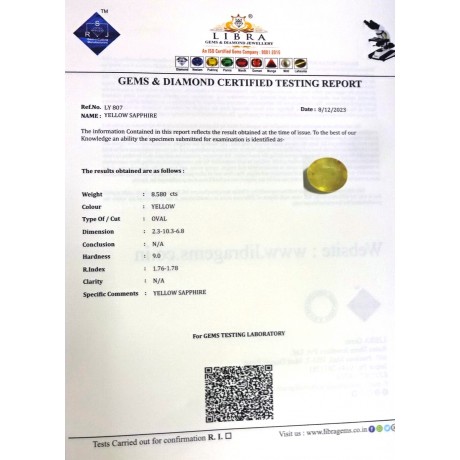 YELLOW SAPPHIRE