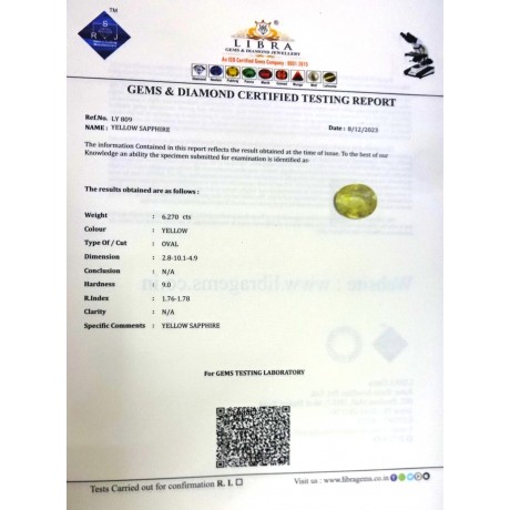 YELLOW SAPPHIRE
