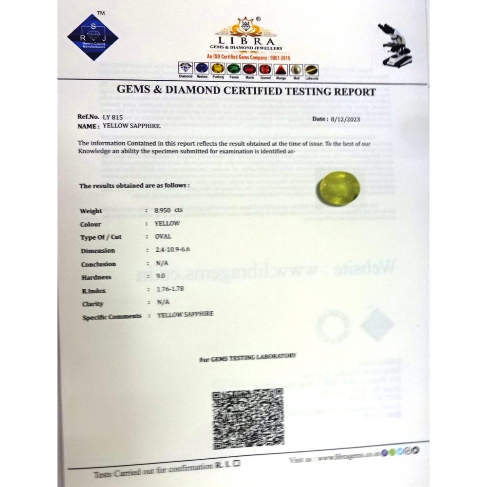 YELLOW SAPPHIRE