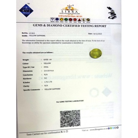 YELLOW SAPPHIRE