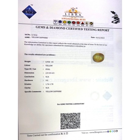 YELLOW SAPPHIRE