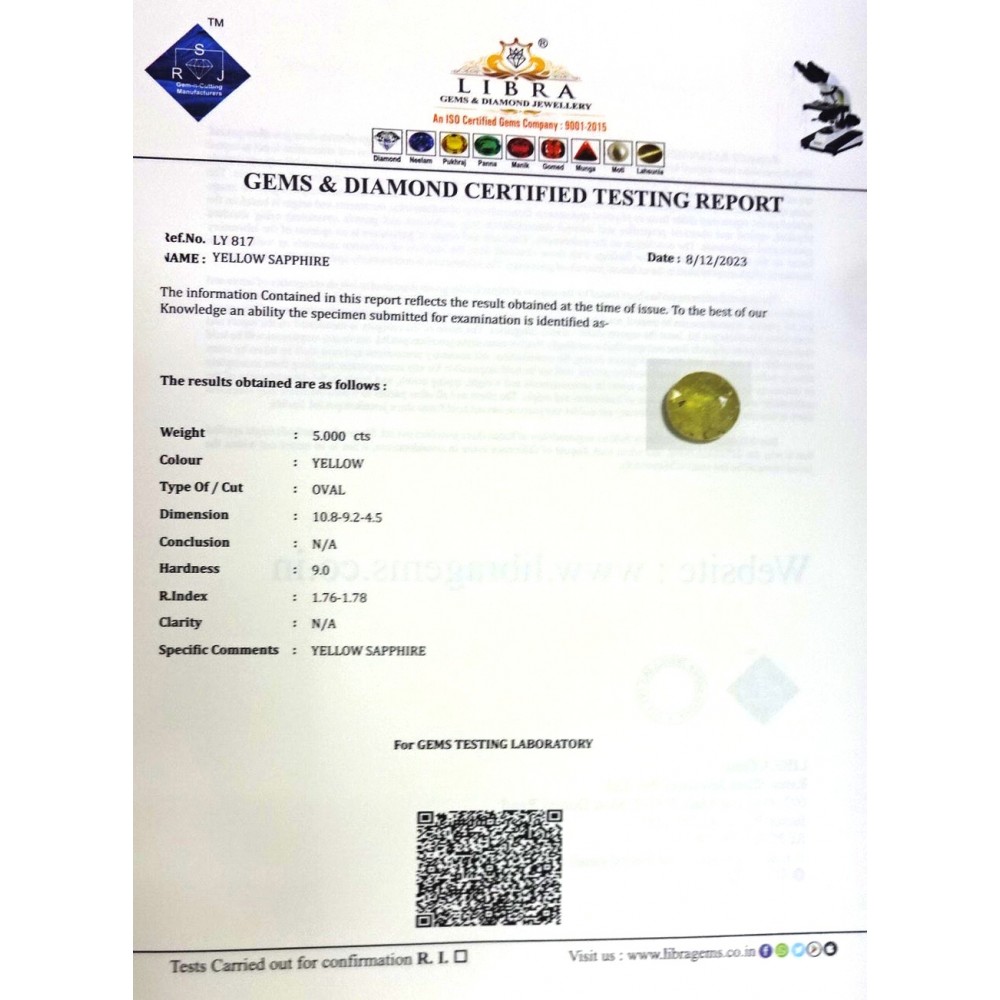 YELLOW SAPPHIRE