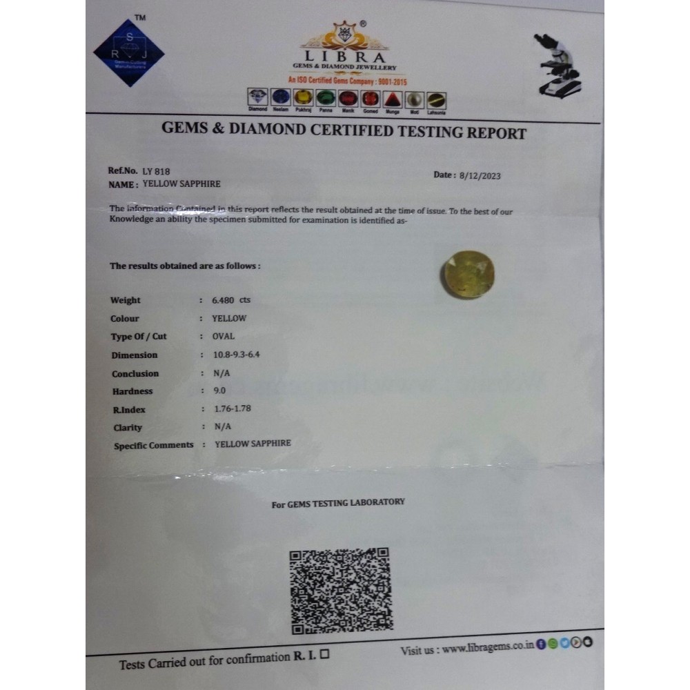 YELLOW SAPPHIRE
