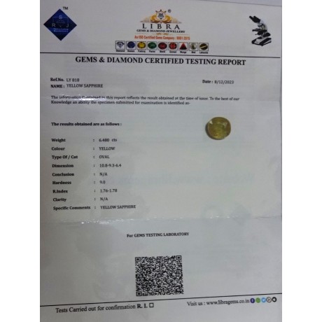 YELLOW SAPPHIRE