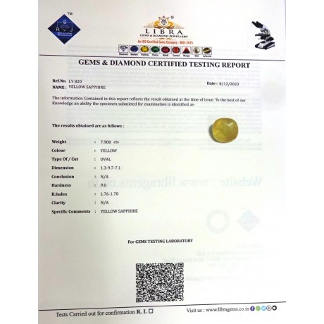 YELLOW SAPPHIRE