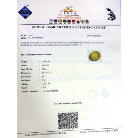 YELLOW SAPPHIRE