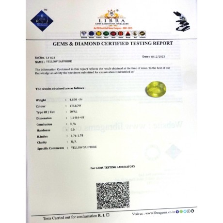 YELLOW SAPPHIRE