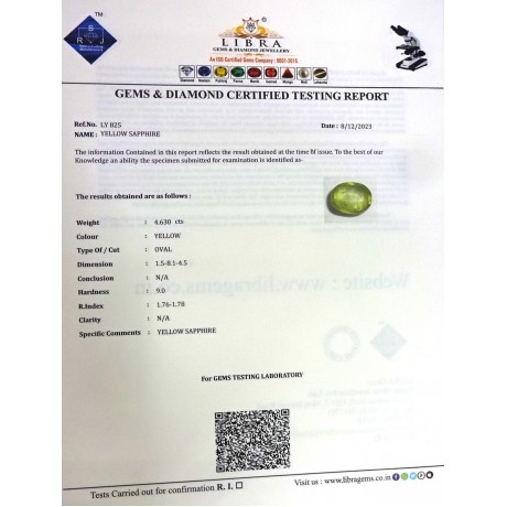 YELLOW SAPPHIRE