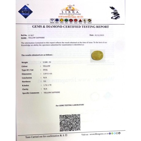 YELLOW SAPPHIRE