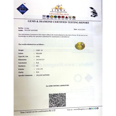 YELLOW SAPPHIRE