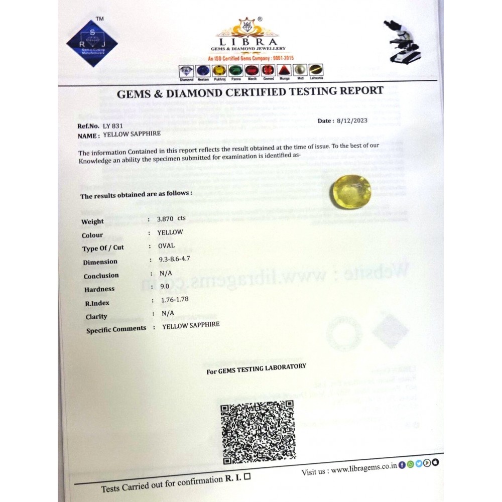 YELLOW SAPPHIRE