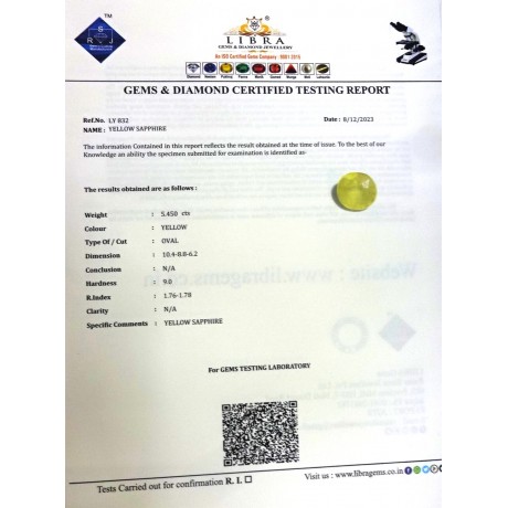 YELLOW SAPPHIRE
