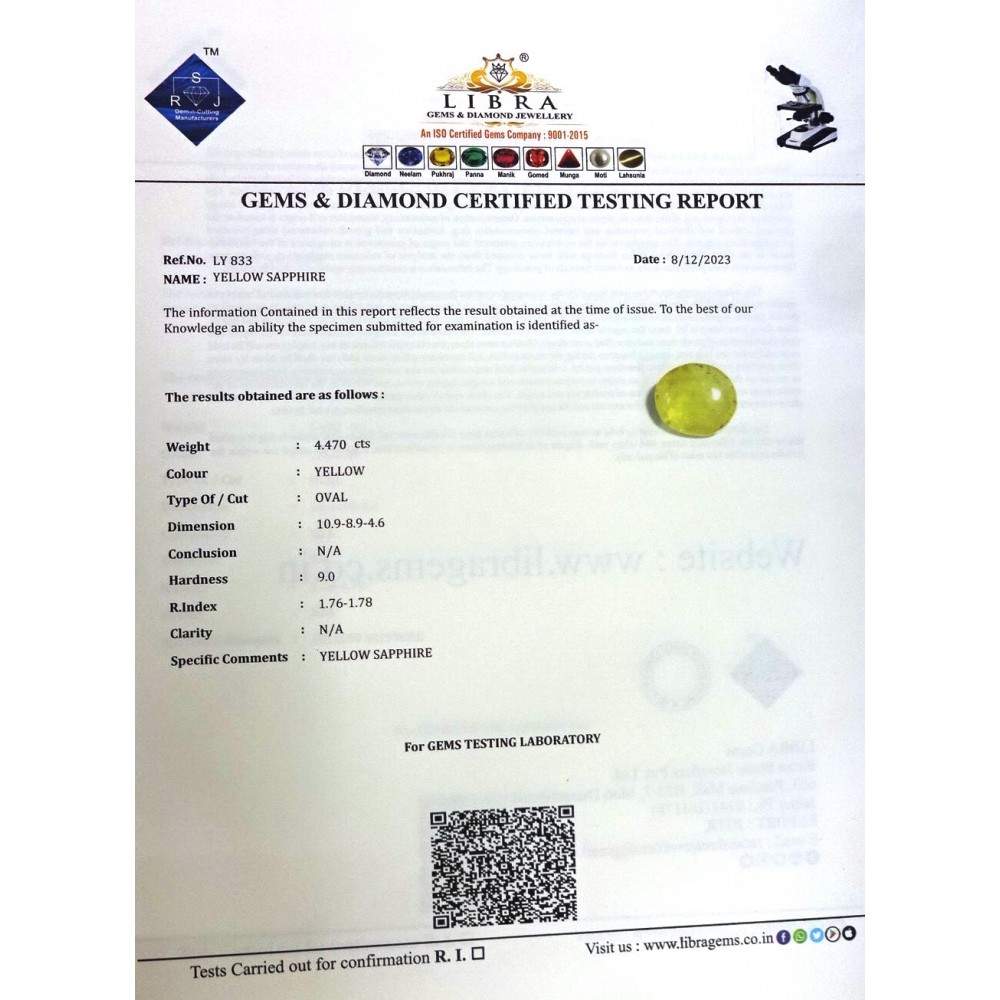 YELLOW SAPPHIRE