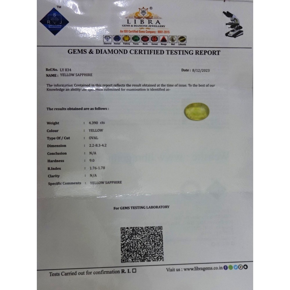 YELLOW SAPPHIRE