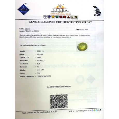 YELLOW SAPPHIRE