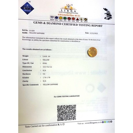YELLOW SAPPHIRE