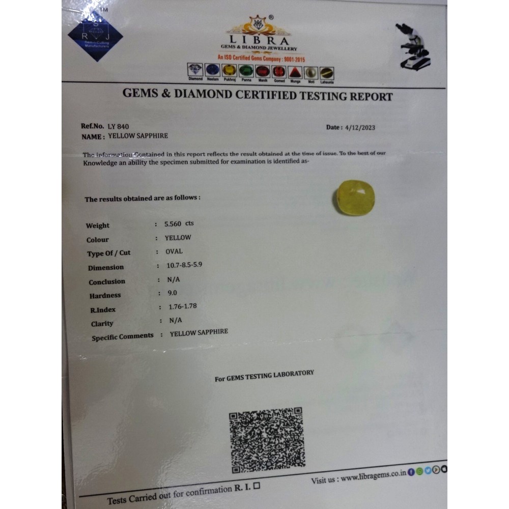 YELLOW SAPPHIRE