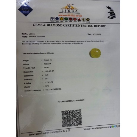 YELLOW SAPPHIRE