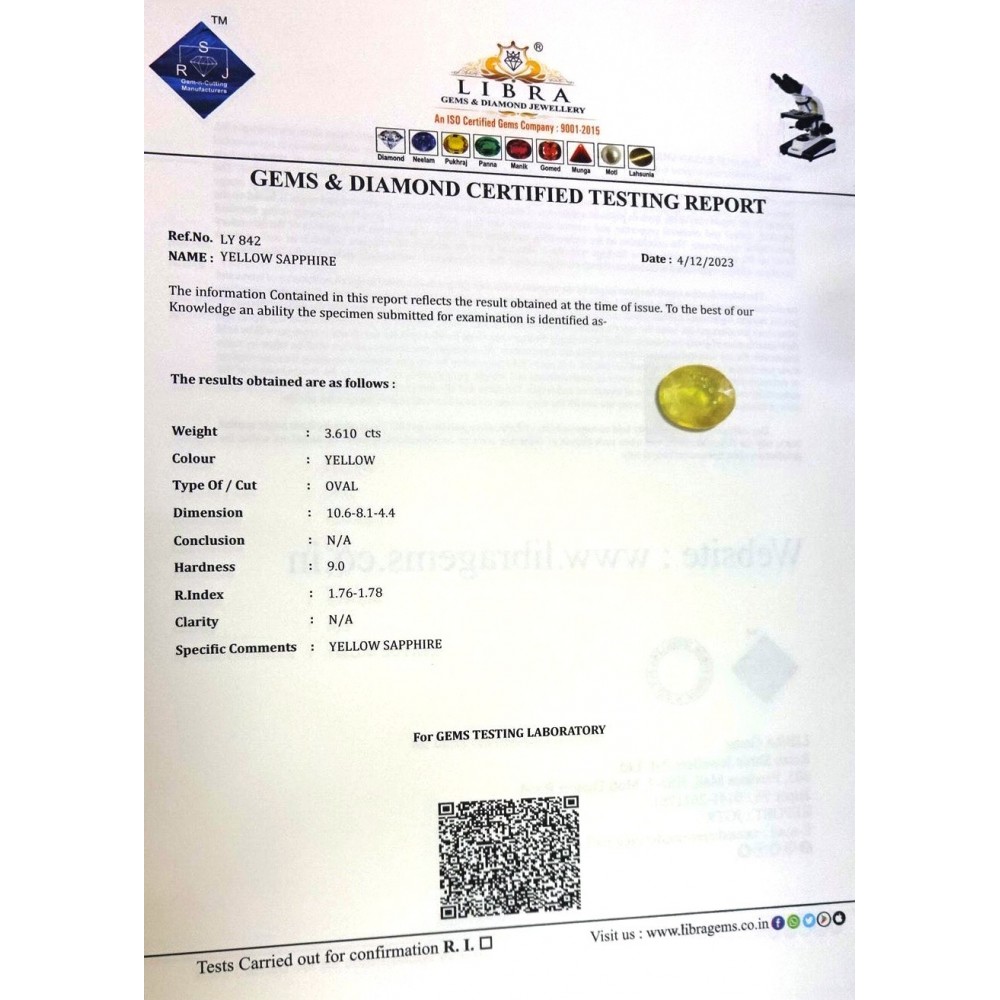 YELLOW SAPPHIRE