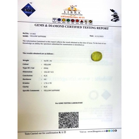 YELLOW SAPPHIRE