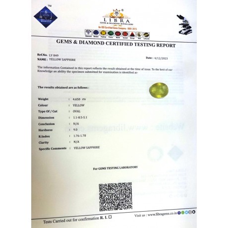 YELLOW SAPPHIRE