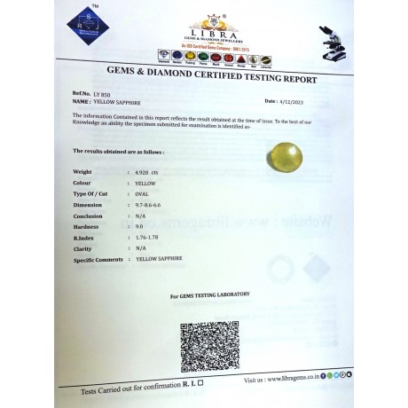 YELLOW SAPPHIRE