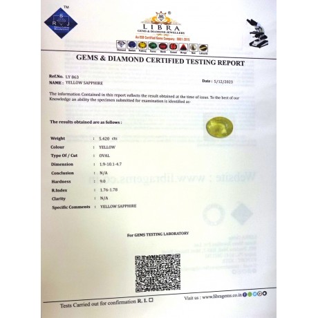 YELLOW SAPPHIRE