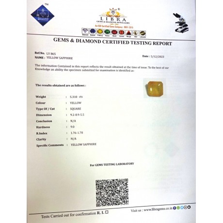 YELLOW SAPPHIRE