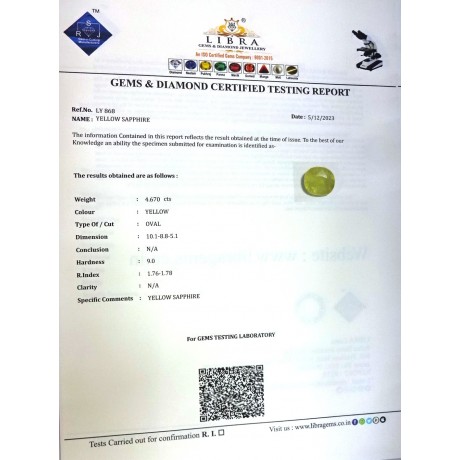 YELLOW SAPPHIRE
