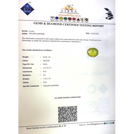 YELLOW SAPPHIRE