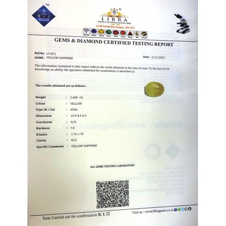 YELLOW SAPPHIRE