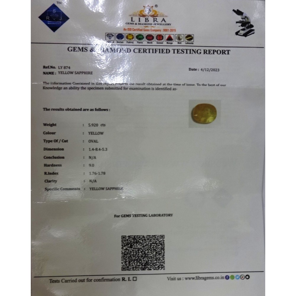 YELLOW SAPPHIRE