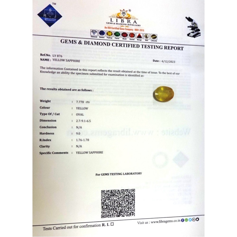 YELLOW SAPPHIRE