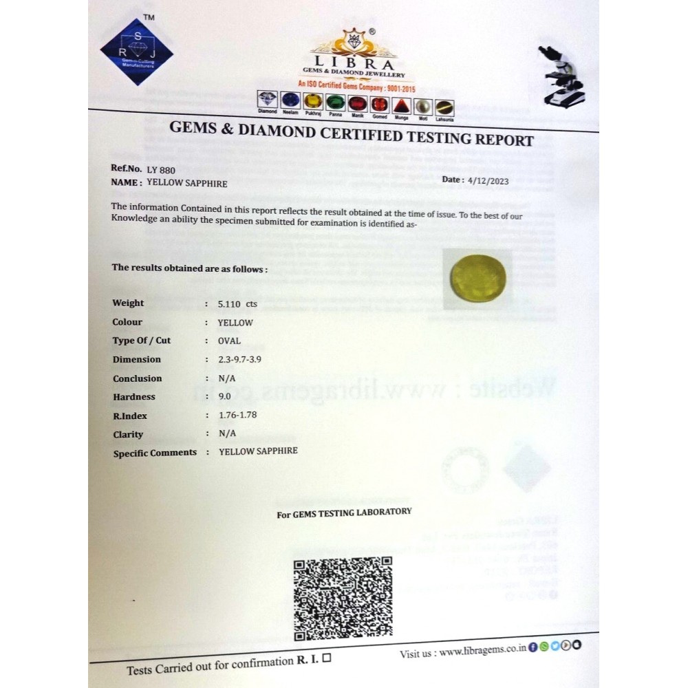 YELLOW SAPPHIRE