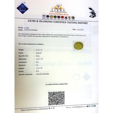 YELLOW SAPPHIRE