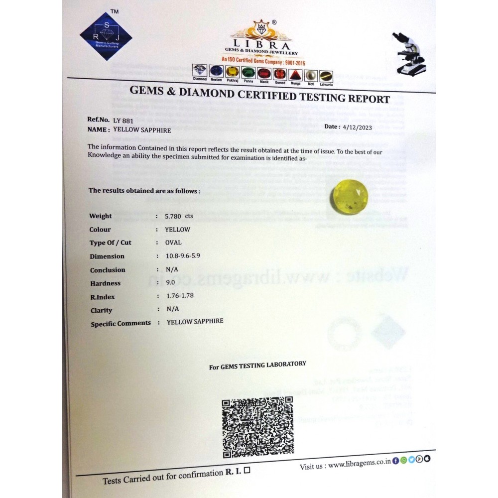 YELLOW SAPPHIRE