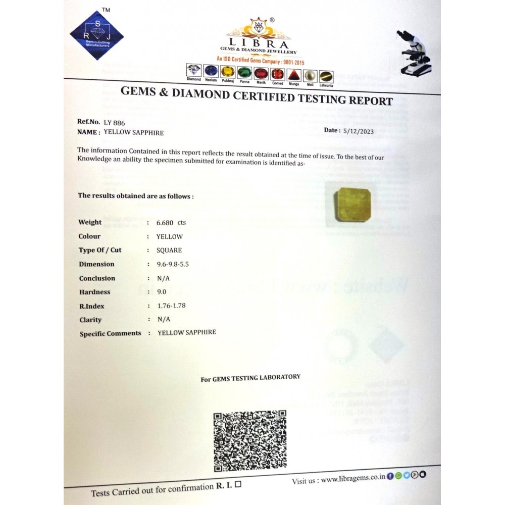 YELLOW SAPPHIRE