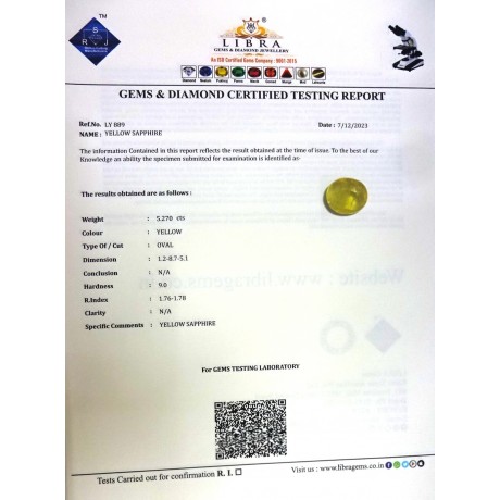 YELLOW SAPPHIRE