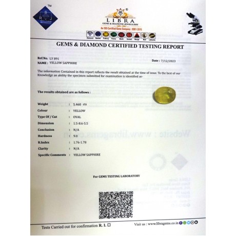 YELLOW SAPPHIRE