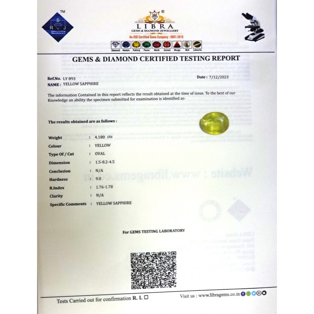 YELLOW SAPPHIRE