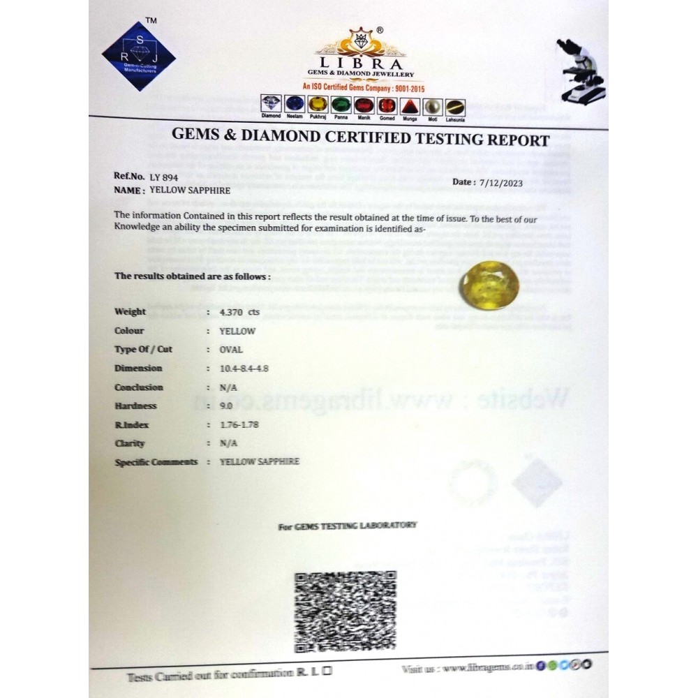 YELLOW SAPPHIRE