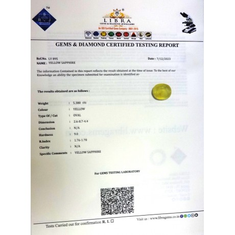 YELLOW SAPPHIRE