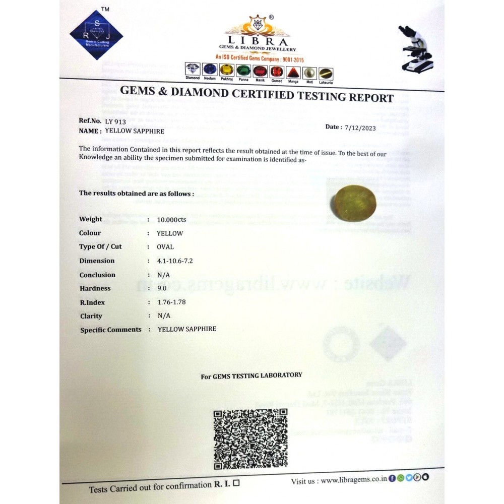 YELLOW SAPPHIRE