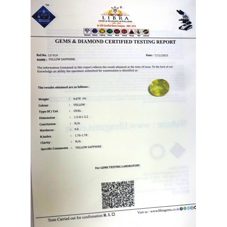 YELLOW SAPPHIRE