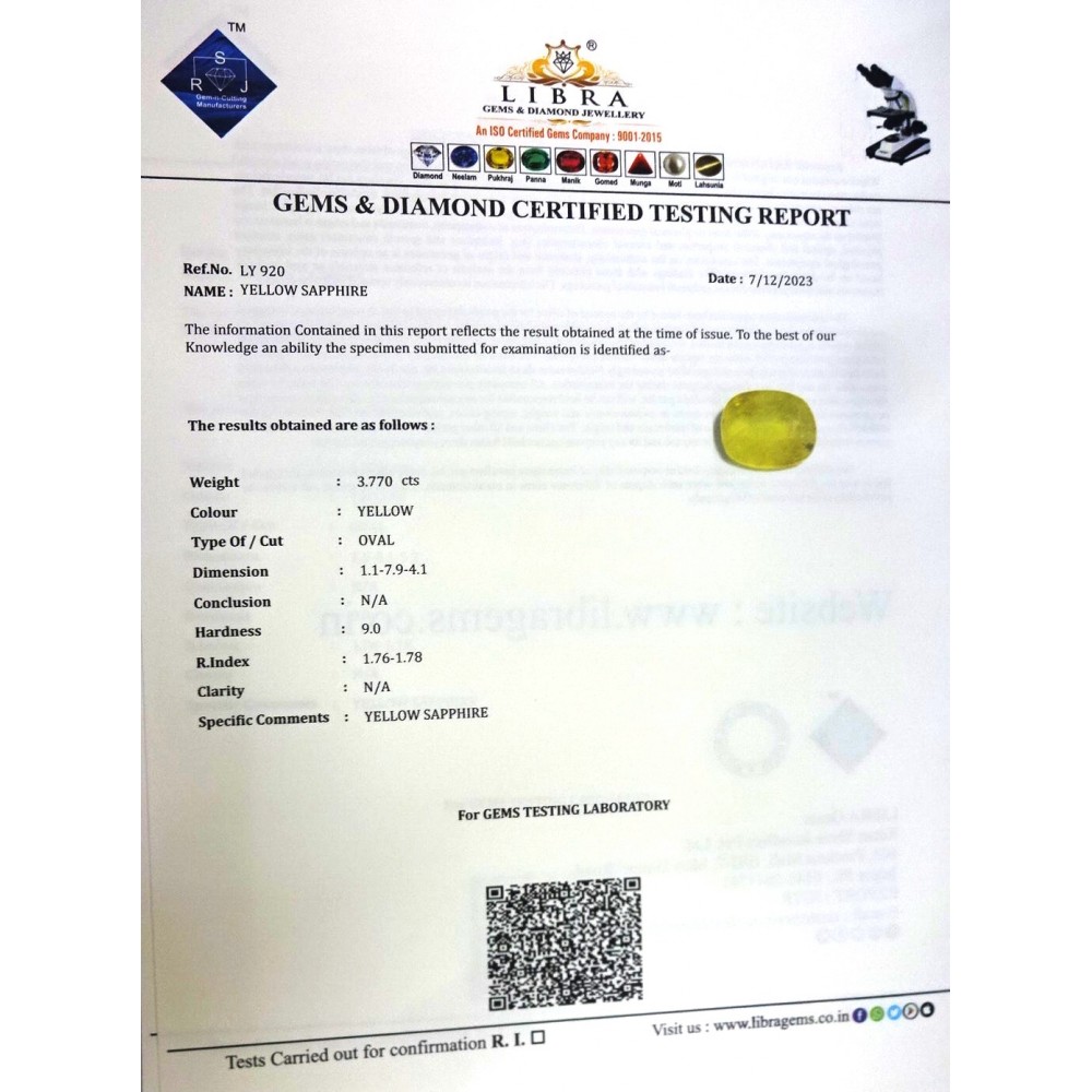 YELLOW SAPPHIRE