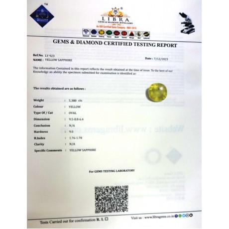 YELLOW SAPPHIRE